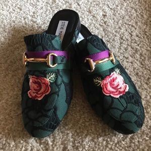 Steve Madden Kandi embroidered mules